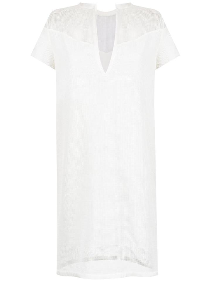 Gloria Coelho Armadura Shift Dress - White