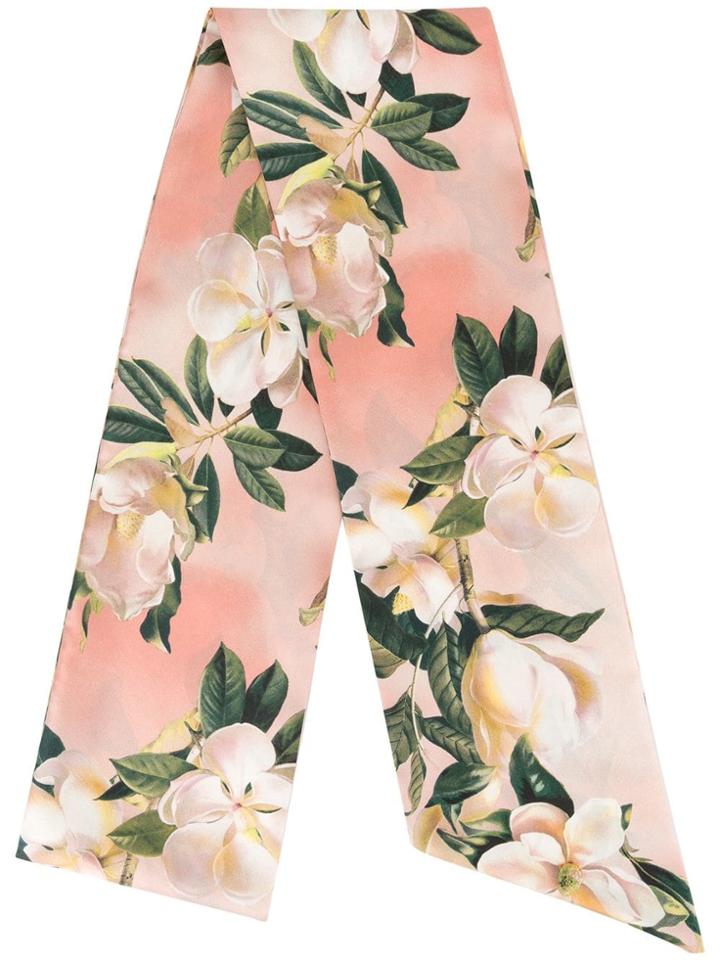 F.r.s For Restless Sleepers Floral Satin Headscarf - Pink