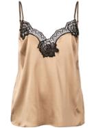 Fleur Du Mal James Lace-trim Top - Gold