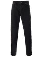 Givenchy Embellished Denim Jeans, Men's, Size: 30, Black, Cotton/glass