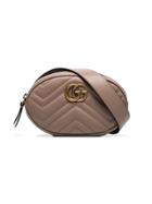 Gucci Marmont Quilted Belt Bag - Neutrals