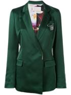 Christopher Kane - 'cady' Tailored Jacket - Women - Polyester/acetate/viscose/iron - 44, Green, Polyester/acetate/viscose/iron
