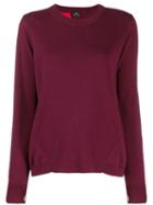 Ps Paul Smith Open-back Draped Jumper - Red