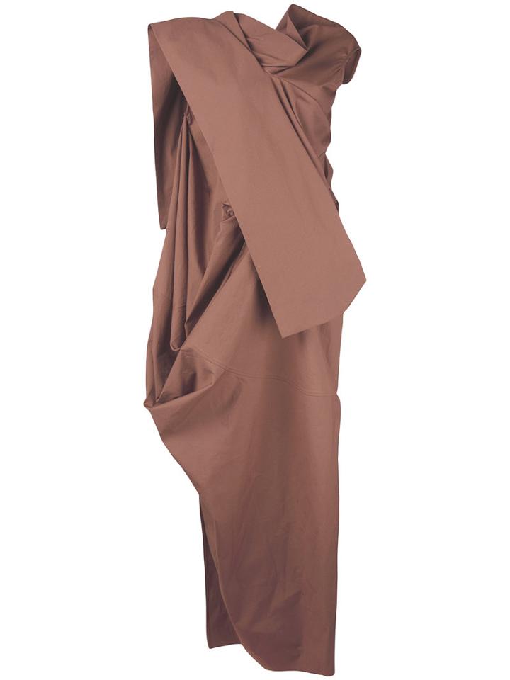 Rick Owens - Egret Evening Dress - Women - Cotton/spandex/elastane - 40, Nude/neutrals, Cotton/spandex/elastane