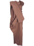 Rick Owens - Egret Evening Dress - Women - Cotton/spandex/elastane - 40, Nude/neutrals, Cotton/spandex/elastane