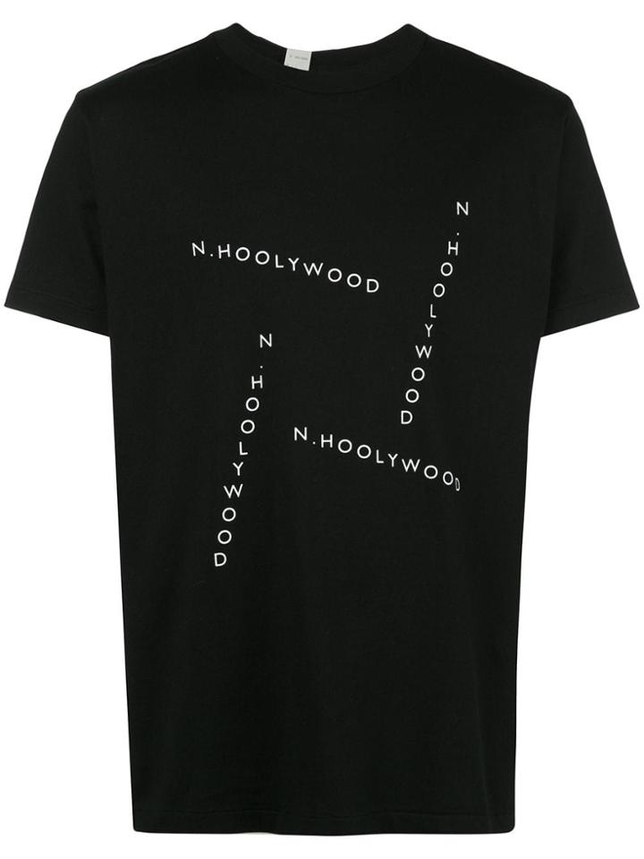 N. Hoolywood Logo T-shirt - Black
