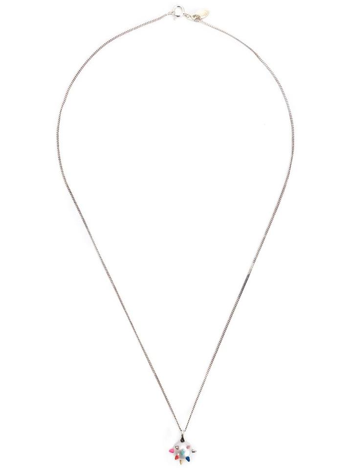 Nektar De Stagni Spike Pearl Pendant Necklace, Women's, Grey