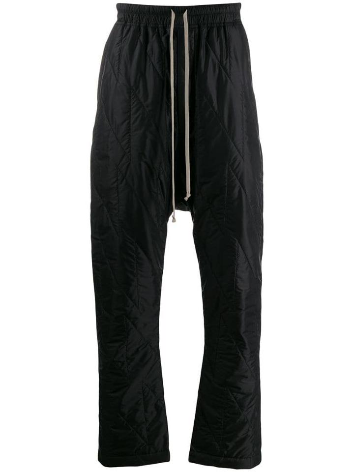 Rick Owens Drkshdw Quilted Track Pants - Black