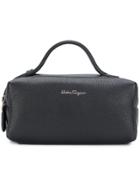 Salvatore Ferragamo Logo Wash Bag - Black