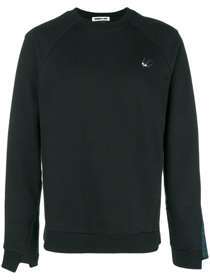 Mcq Alexander Mcqueen Knitted Logo Sweatshirt - Black