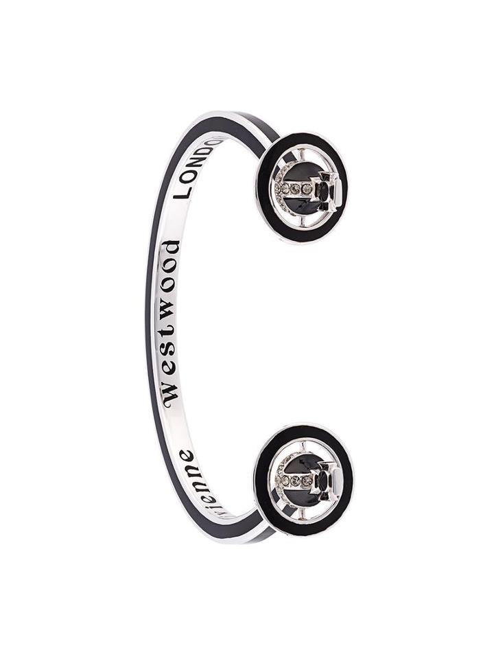 Vivienne Westwood 'iona' Open Bangle, Adult Unisex, Metallic