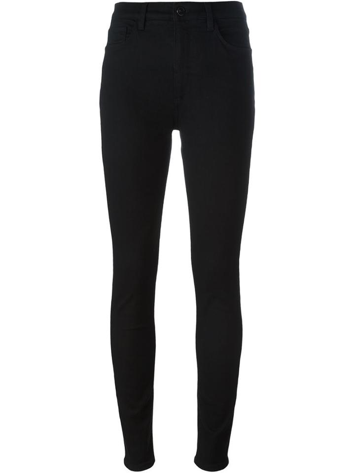 Victoria Beckham Denim 'powerhigh' Jeans, Women's, Size: 28, Black, Cotton/polyester/spandex/elastane