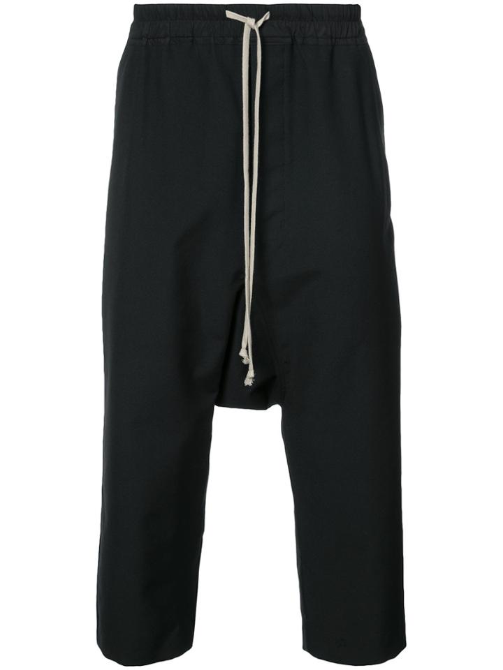 Rick Owens Drkshdw Multi-pocket Drop Crotch Trousers - Grey