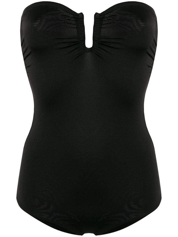 Forte Forte Strapless One-piece - Black