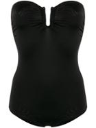 Forte Forte Strapless One-piece - Black