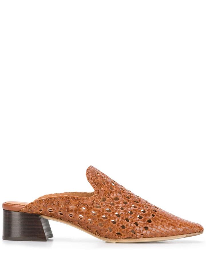 Miista Crochet Mule - Brown