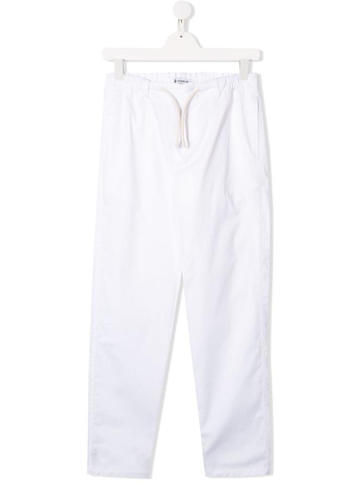 Dondup Kids Drawstring Track Trousers - White