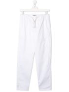 Dondup Kids Drawstring Track Trousers - White