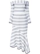 Rebecca Vallance 'jupiter' Striped Dress, Women's, Size: 8, White, Rayon