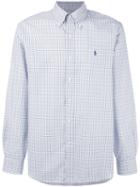 Polo Ralph Lauren Plaid Button-down Shirt, Men's, Size: 16, White, Cotton