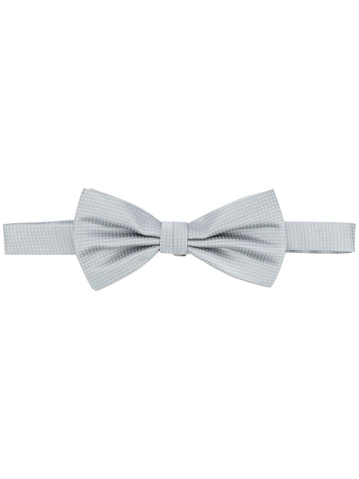 Canali Plain Bow Tie - Grey
