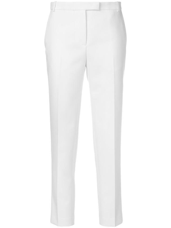 Ermanno Scervino Straight-leg Crop Trousers - White