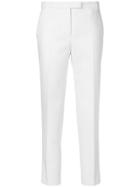 Ermanno Scervino Straight-leg Crop Trousers - White