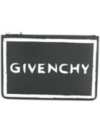 Givenchy Medium Iconic Graffiti Logo Clutch - Black