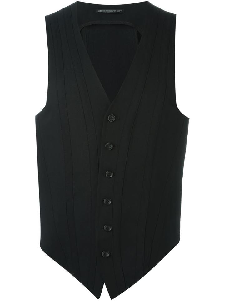 Yohji Yamamoto Exposed Seam Waistcoat