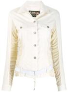Jean Paul Gaultier Pre-owned 1990's Lace-up Belted Slim Jacket - White