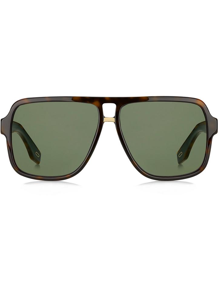 Marc Jacobs Eyewear Oversized Aviator Sunglasses - Brown