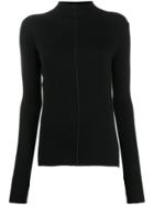 Helmut Lang Funnel Neck Sweater - Black