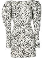 16arlington Dotted Print Dress - Black