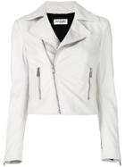 Saint Laurent Biker Jacket - White