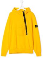 Stone Island Junior Teen Classic Brand Hoodie - Yellow