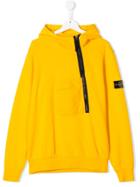 Stone Island Junior Teen Classic Brand Hoodie - Yellow