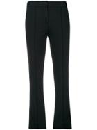 Dvf Diane Von Furstenberg Cropped Bootcut Trousers - Black