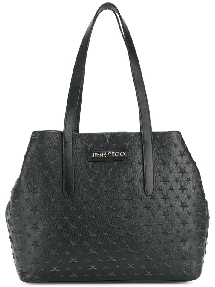 Jimmy Choo Sofia Star Studded Tote - Black