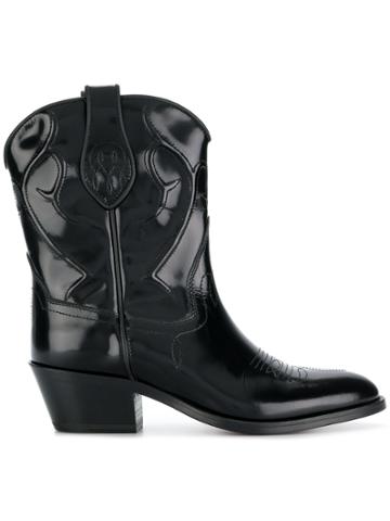 Sonora Cowboy Boots - Black