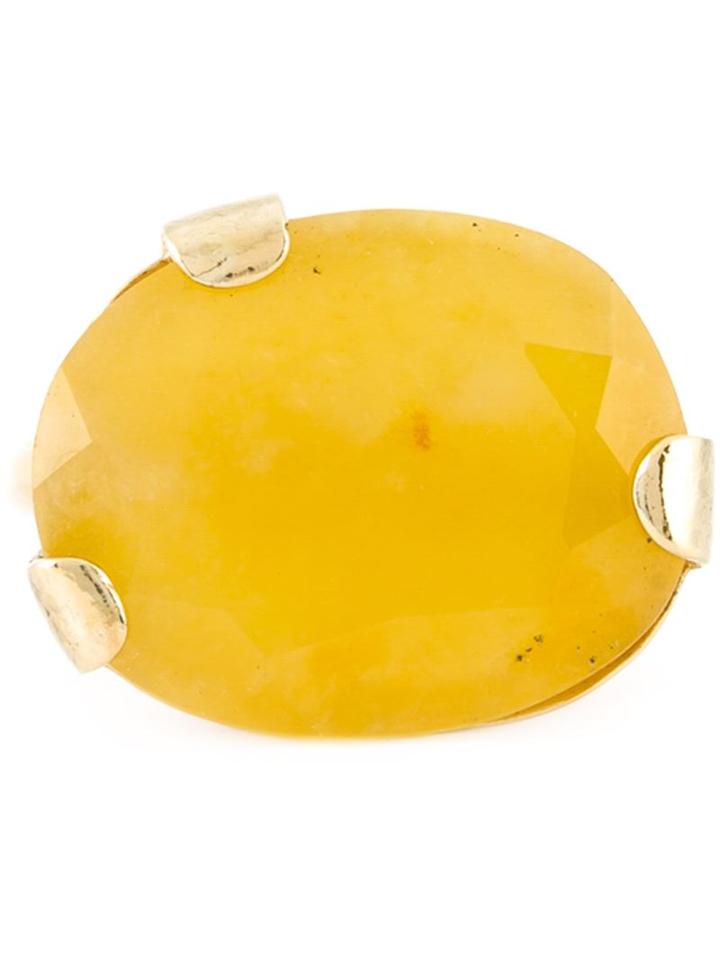 Wouters & Hendrix Yellow Jade Ring