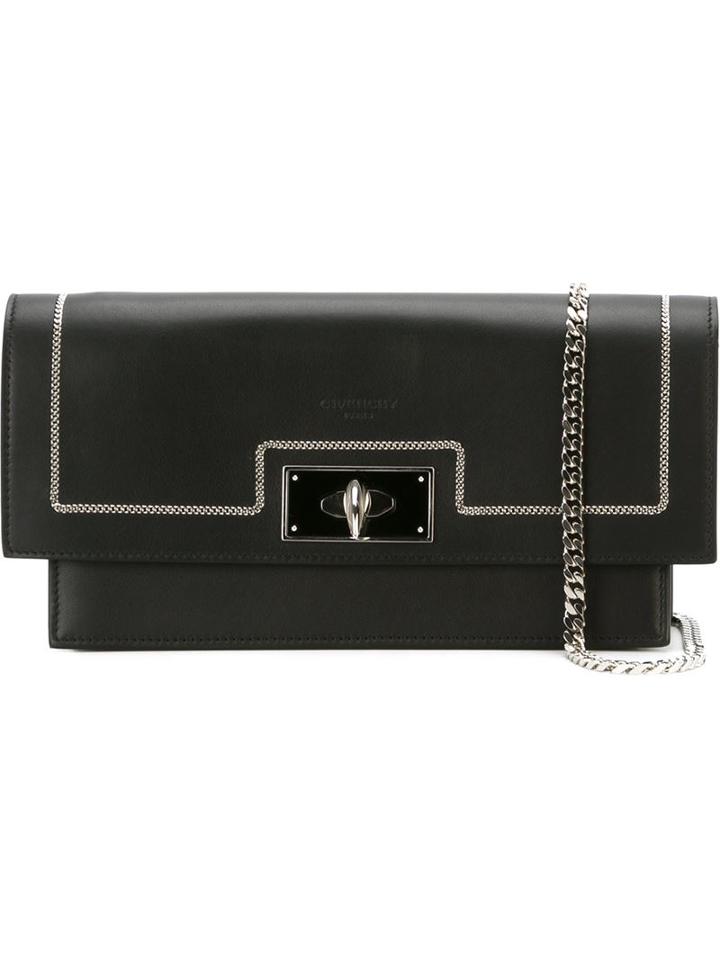 Givenchy 'shark' Crossbody Bag, Women's, Black