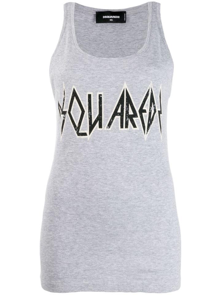 Dsquared2 Punk Logo Tank Top - Grey