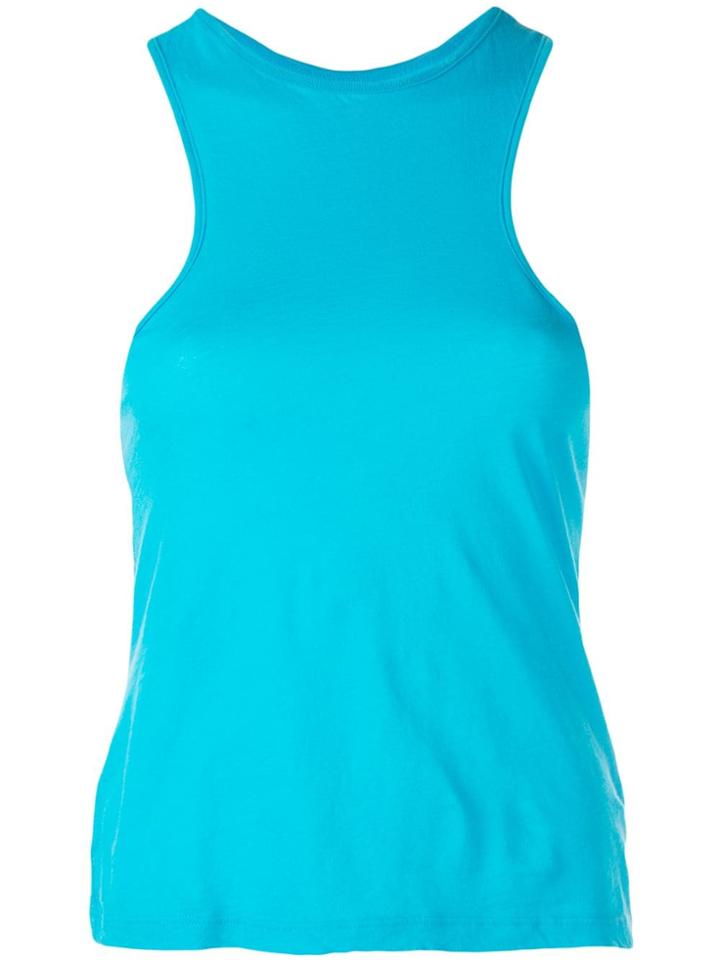 Unravel Project Racerback Tank Top - Blue