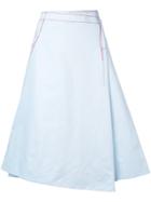 Marni High-waisted Flared Skirt - Blue