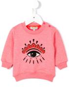 Kenzo Kids - 'eye' Sweatshirt - Kids - Cotton/spandex/elastane - 6 Mth, Pink/purple