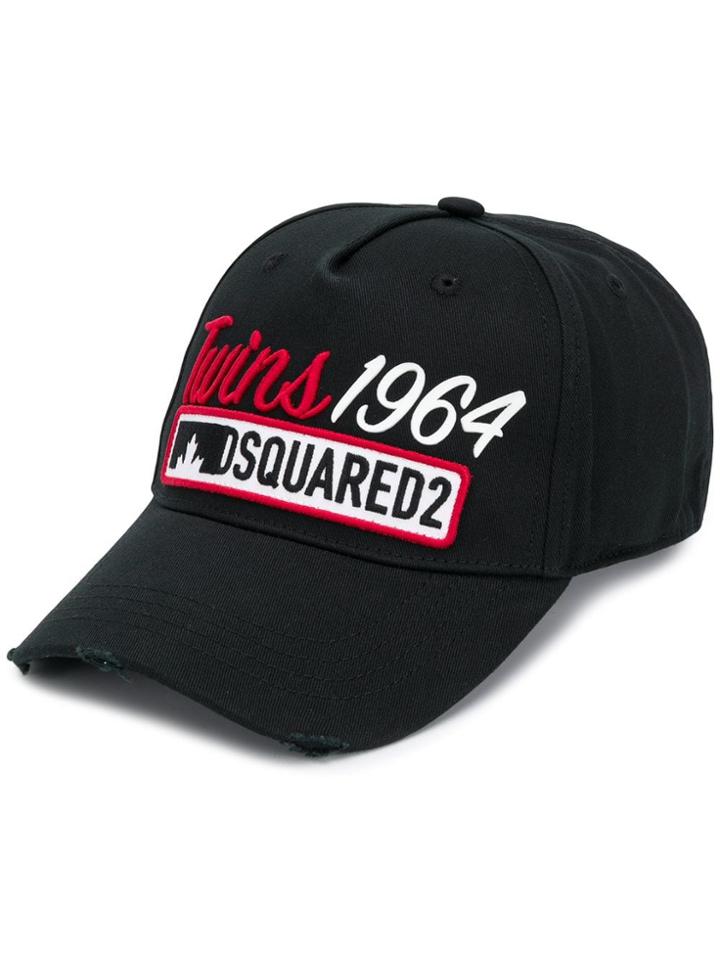 Dsquared2 Dsquared2 Twins Baseball Cap - Black