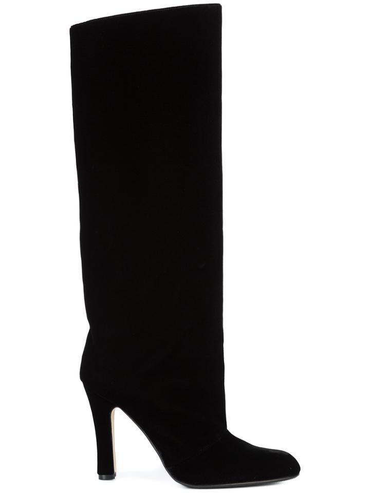 Manolo Blahnik Tall Khomo Boots - Black