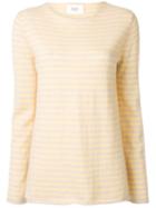 Bassike Striped Jersey Top - Yellow