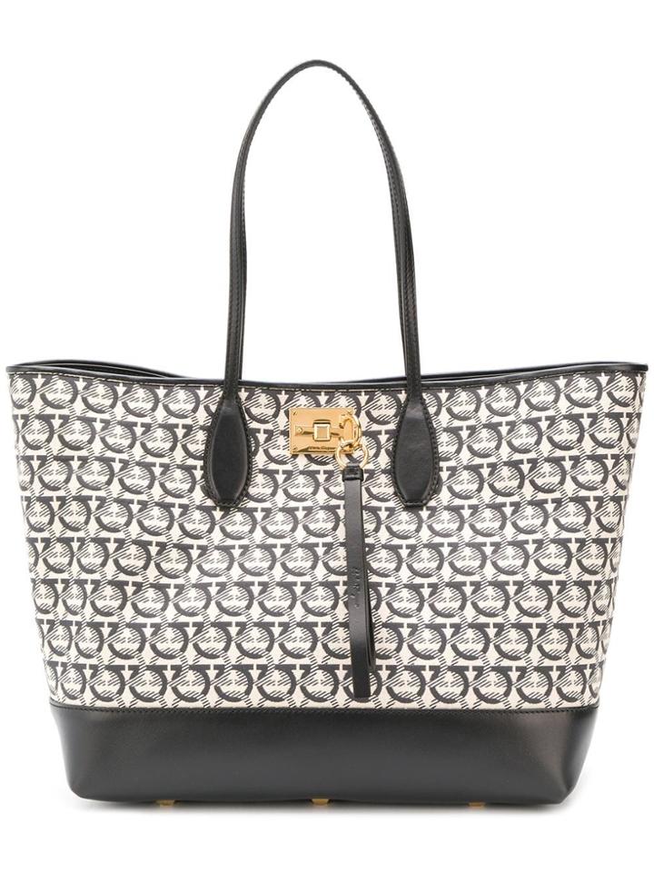 Salvatore Ferragamo Studio Tote Bag - Neutrals