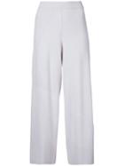 Estnation - Cropped Trousers - Women - Rayon - 38, White, Rayon